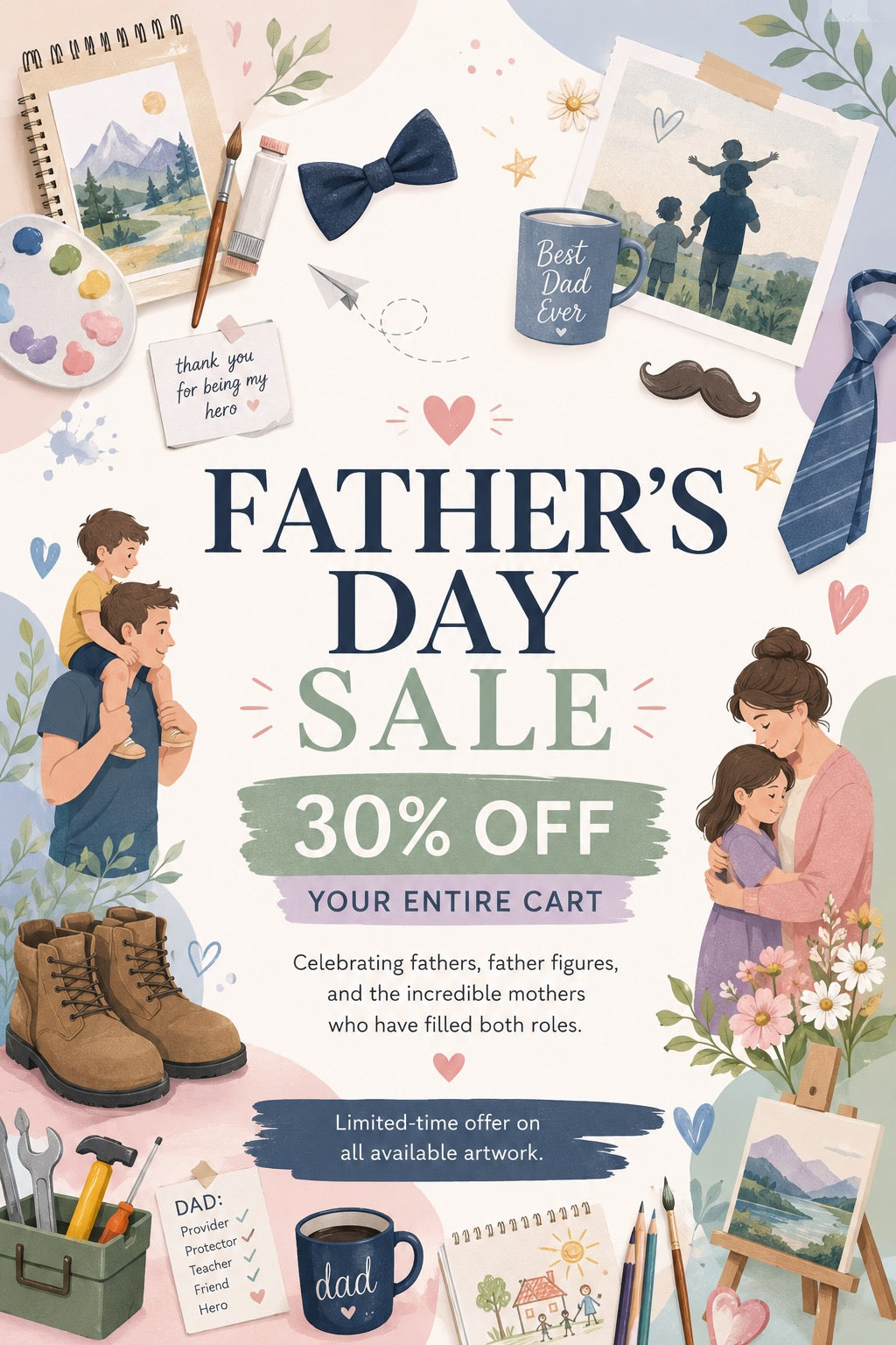 The Latest Deal , Save 30% for Father's Day !